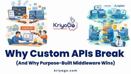 Why Custom APIs Break and Middleware Wins | KriyaGo